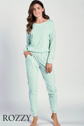 Пижама махровая Taro Jessie 3243 ментоловая