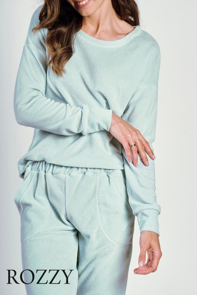 Пижама махровая Taro Jessie 3243 ментоловая