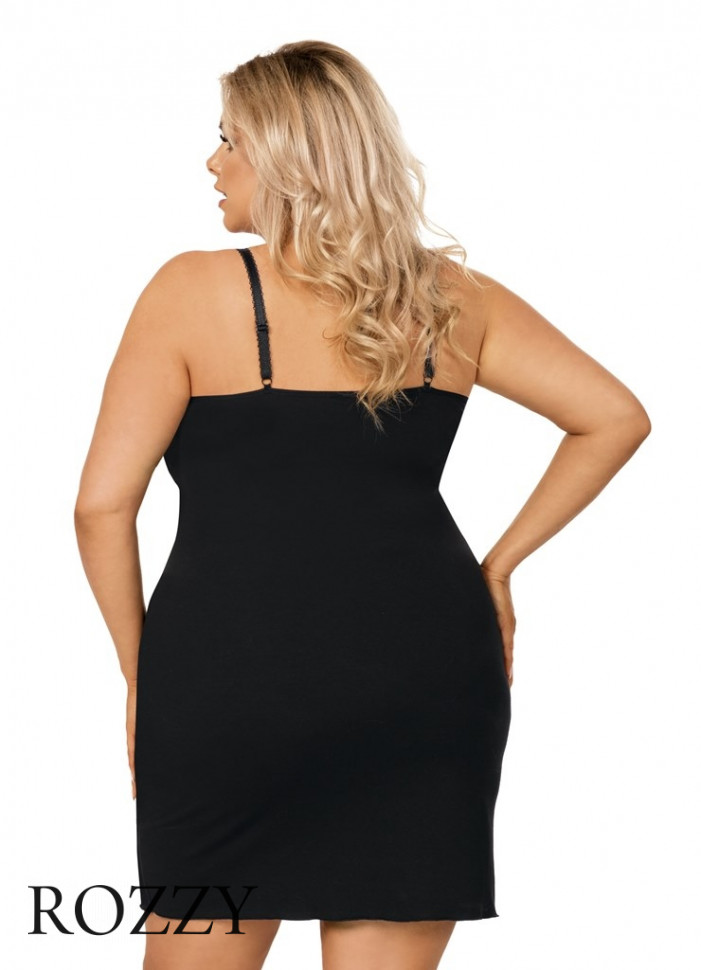 Сорочка вискозная Donna Sarah II Plus черный