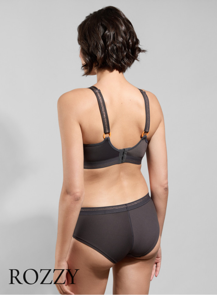 Бюстгальтер спортивный спейсер Empreinte Initiale 07200 мокрый асфальт