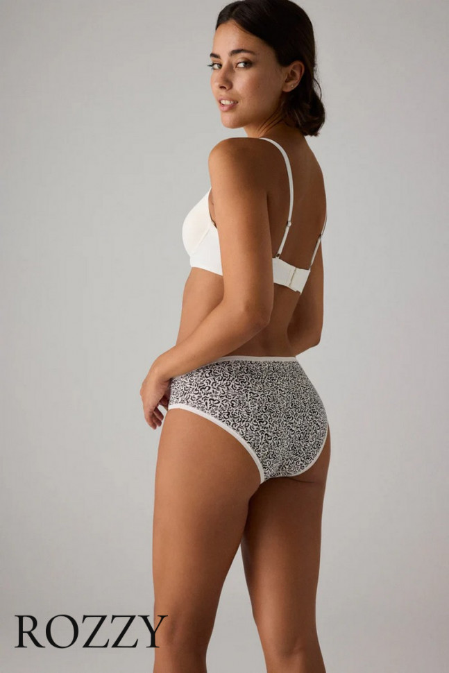 Трусы слипы хлопковые Ysabel Mora 19013 черный/белый (уп.2шт.)