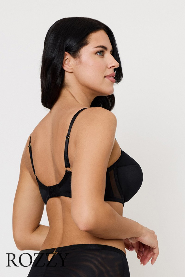 Бюстгальтер балконет пуш-ап Subtille Omena черный