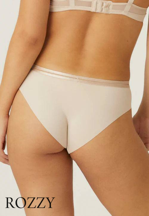 Трусы слипы обрезные Naturana The Monday 4659 бежевый К