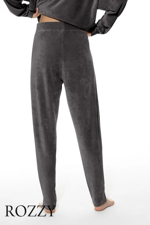 Брюки домашние велюровые Mey Velvet Dream 1220025 серый