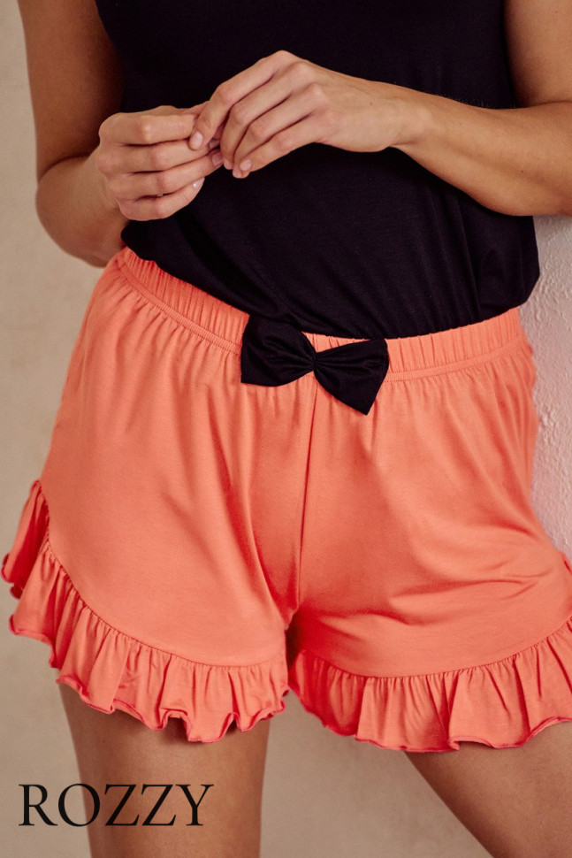 Пижама Taro Ines 3102 абрикосовый/черный