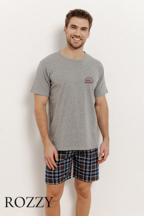 Пижама мужская Taro Kyle 3395/3396 серый/черный