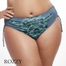 Трусы купальные классика Kris Line Bali Graphitte/Green бирюзовый