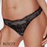 Трусы стринги Esotiq Rejoice 38725 черно-бежевый