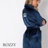 Халат флисовый Aruelle Eve Blue синий
