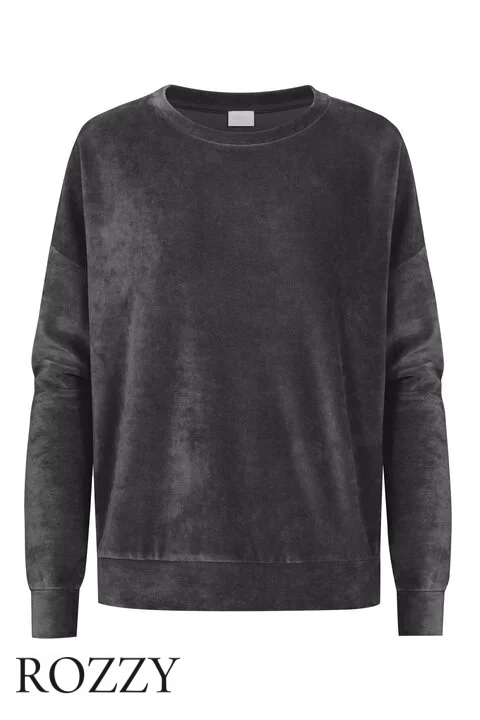 Джемпер домашний велюровый Mey Velvet Dream 1210021 серый