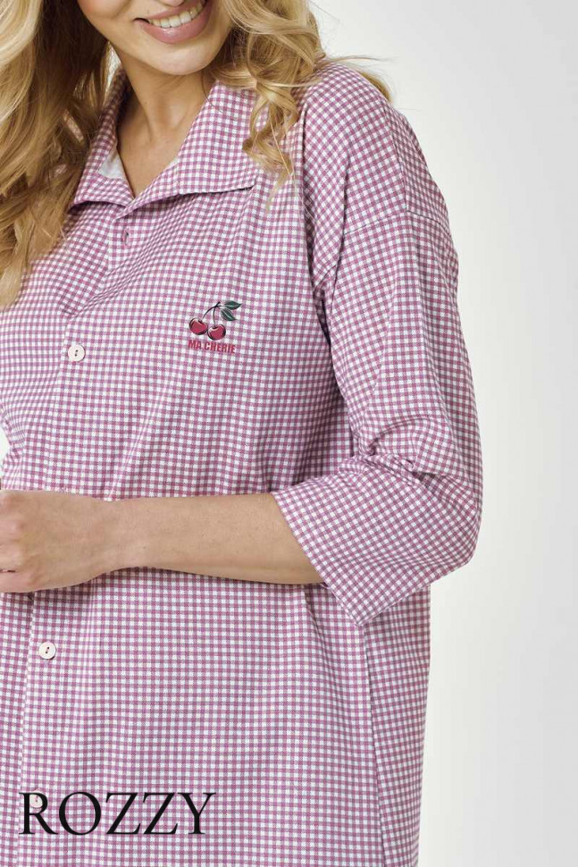 Сорочка хлопковая Taro Jolie 3436 розовый