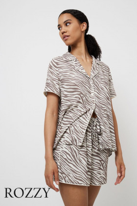 Пижама вискозная Aruelle Manuela капучино