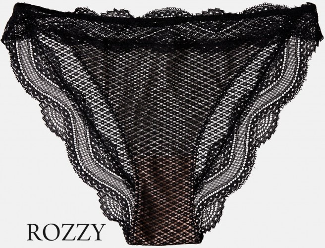 Трусы слипы Esotiq Blessy 40593 черно-бежевый