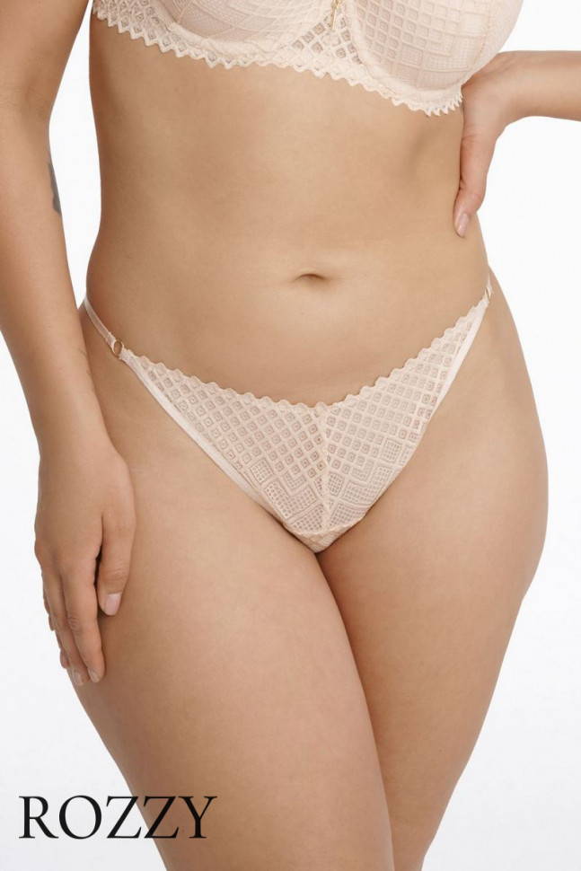 Трусы стринги Esotiq Innocent 40903 светло-бежевый