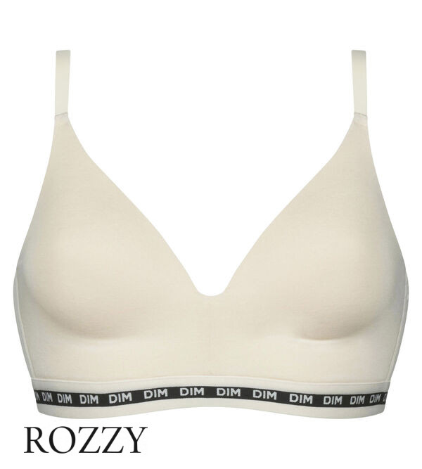 Бюстгальтер без косточек хлопковый DIM Icons Seamless 0DCQ бежевый