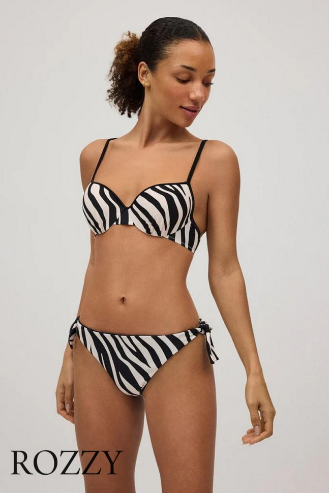 Трусы купальные Ysabel Mora 83065 черный/белый