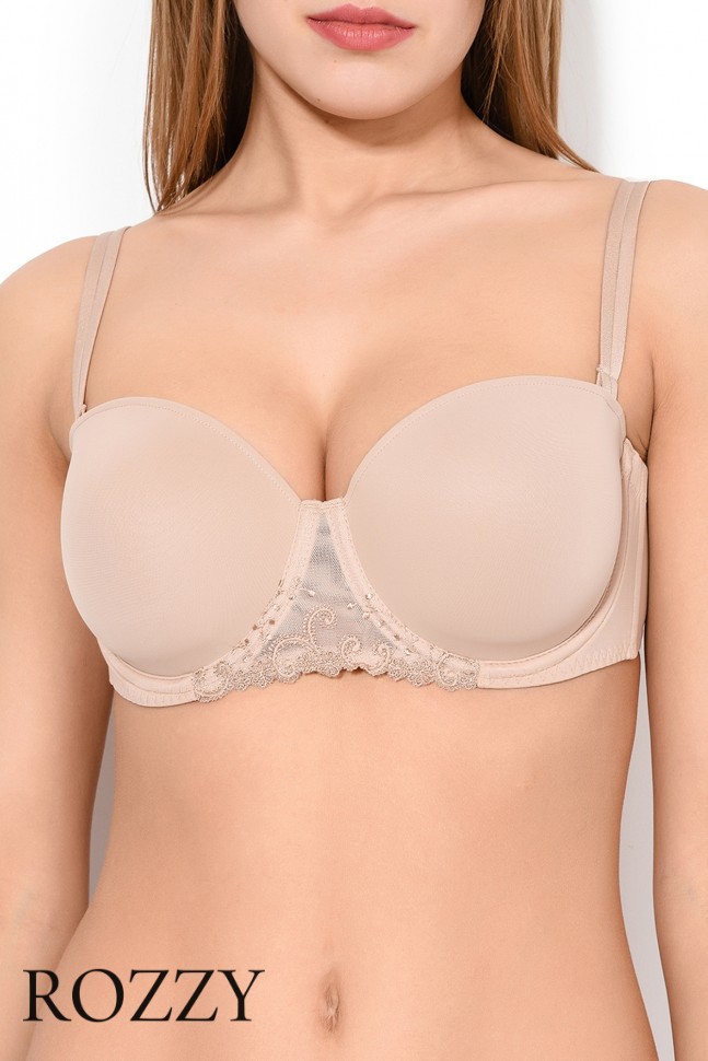 Бюстгальтер балконет спейсер Simone Perele Delice 12X300 бежевый 