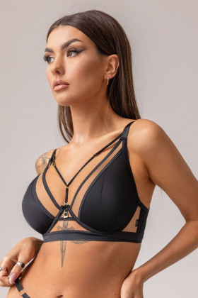 Бюстгальтер Kris Line Simple Bralette черный