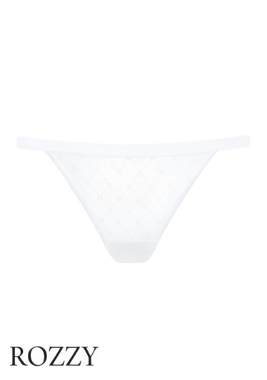 Трусы стринги DKNY Monogram Mesh DK5029 белый 
