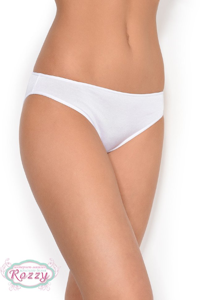 Трусы бикини хлопковые Cote Coton 38200 белый, кремовый, телесный, бежевый, черный