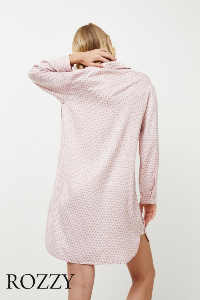 Сорочка атласная Aruelle Aurelia светло-розовый