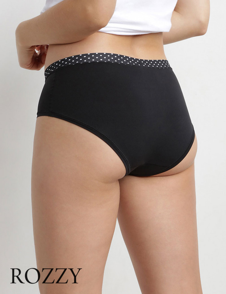 Трусы шорты DIM Oh My Dim’s 06W7 черный горох/черный (уп.2шт.)