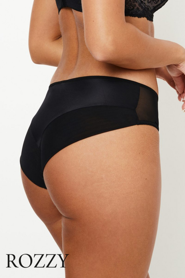 Трусы слипы Subtille Nelly черный/бежевый