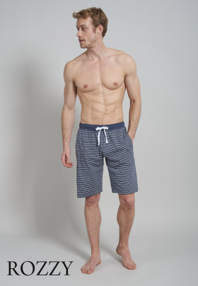 Шорты пижамные мужские Ceceba 030931/S-3XL синий/полоски 