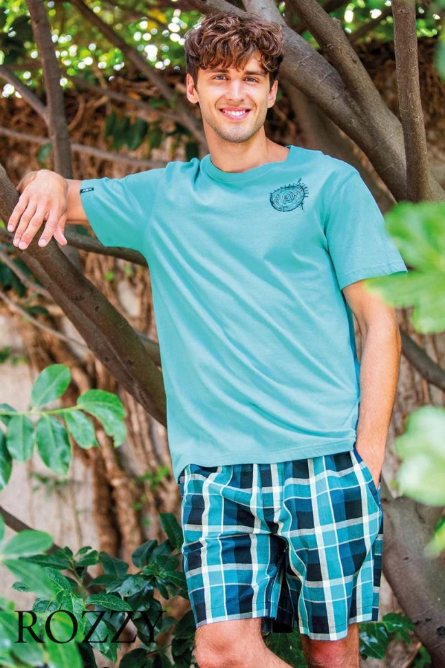 Пижама мужская Key MNS 630 бирюзовый