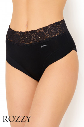 Трусы макси хлопковые Janira Dolce Cinture 31785 черный