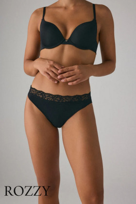 Трусы бикини хлопковые Ysabel Mora 19033 черный