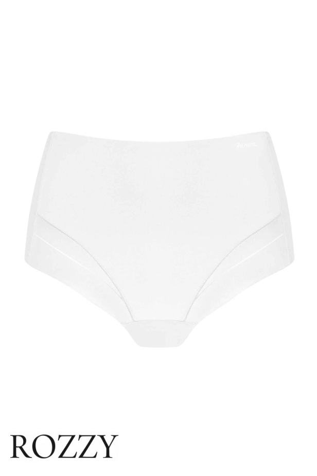 Трусы макси корректирующие хлопковые Janira Shape Cotton Band 32075 белый