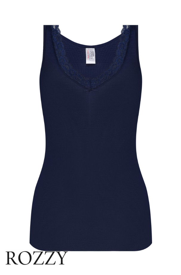 Майка шерстяная Nina Von C Wool Silk 29300846 синий