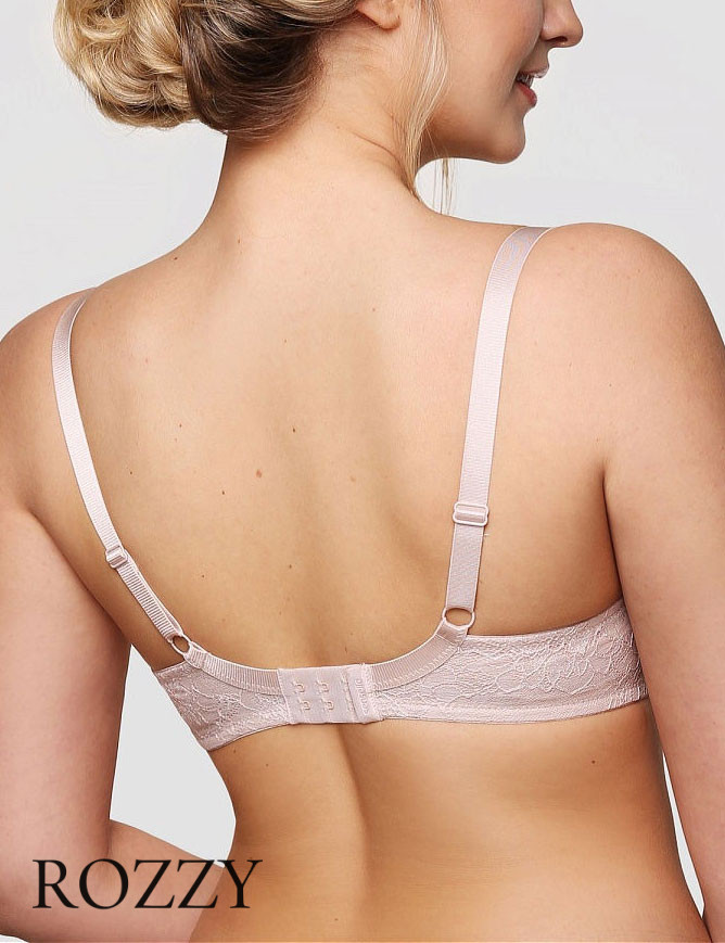 Бюстгальтер спейсер Senselle by Felina Platinum Classic 14001 серебристый пион