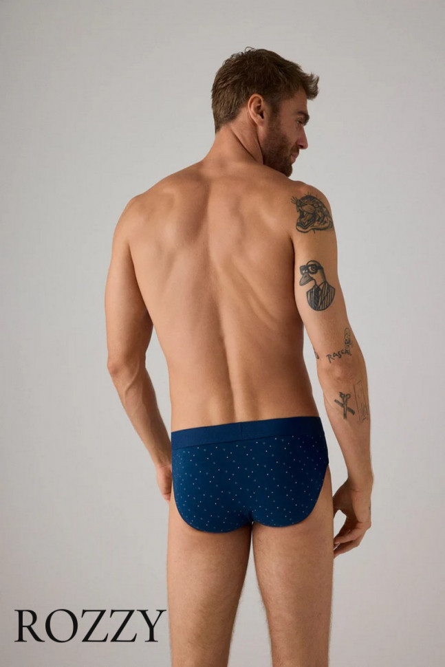 Трусы слипы мужские Ysabel Mora 20371 темно-синий/светло-серый (уп.2шт.)