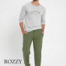 Пижама мужская Taro Sammy 3078/3079 AW23/24 серый/хаки