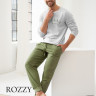 Пижама мужская Taro Sammy 3078/3079 AW23/24 серый/хаки