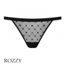 Трусы стринги DKNY Monogram Mesh DK5029 черный 