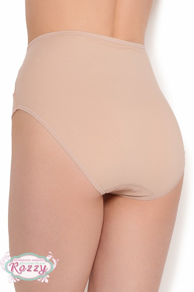 Трусы макси корректирующие хлопковые Janira Esencial 31649 (уп.2шт.) белый, ванильный, песочный, черный