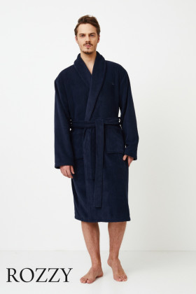 Халат мужской Aruelle Gerald темно-синий