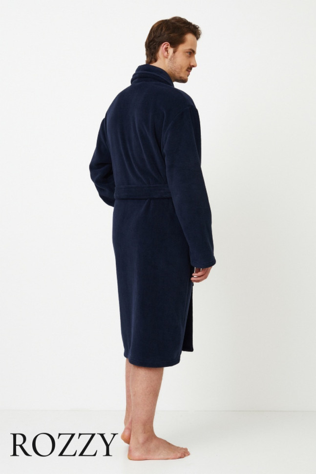 Халат мужской Aruelle Gerald Blue темно-синий