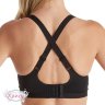 Бюстгальтер спортивный без косточек Shock Absorber S03Z6 черный/синий