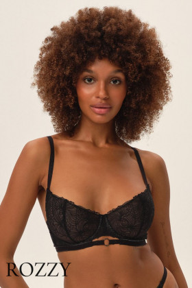 Бюстгальтер балконет Esotiq Ombre/63X 41803 черный/темно-серый