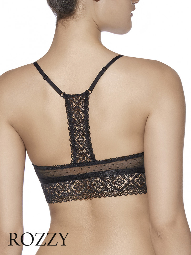 Бюстгальтер бралетт без косточек Selene Kim черный