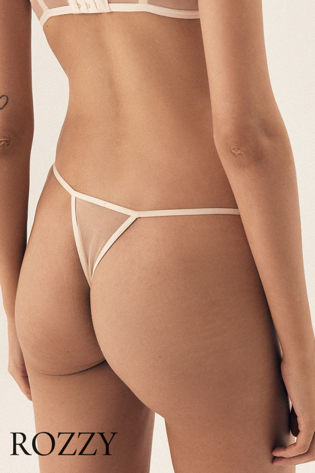 Трусы стринги Esotiq Batty/01X 42516 бежевый