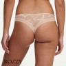 Трусы бразильяна Chantelle True lace C11M90 бежевый