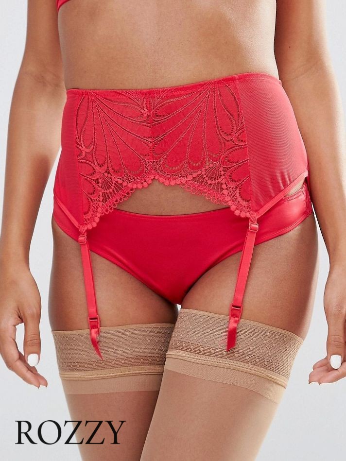 Пояс для чулок Wonderbra Rifined Glamour W03XK ярко-красный