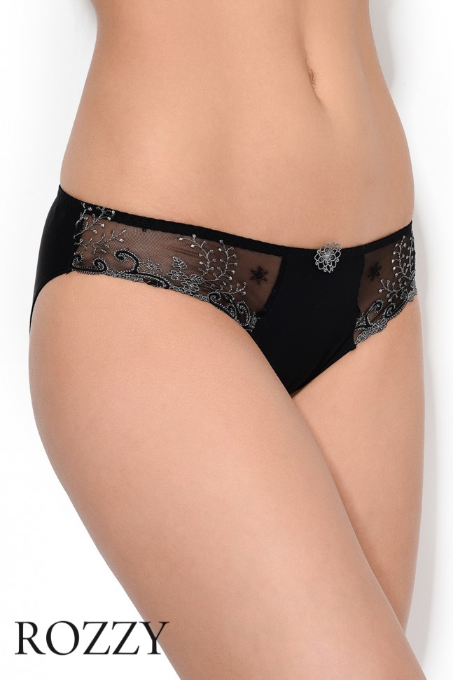 Трусы слипы Simone Perele Delice 12X720 черно-серый