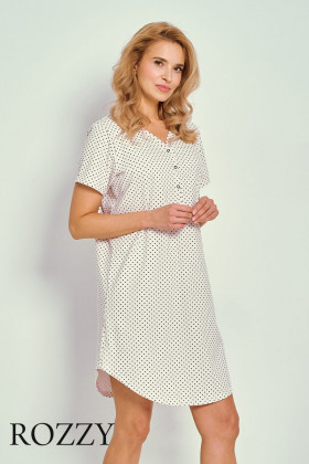 Сорочка хлопковая Taro Meg 3326/3367 бежево-розовый