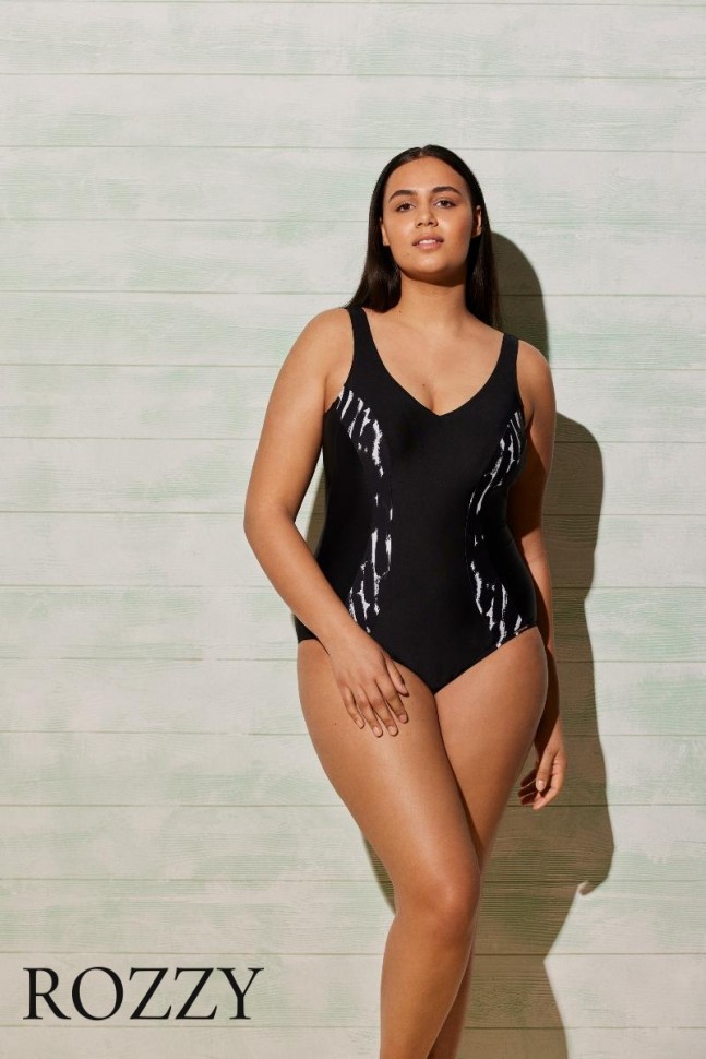 Купальник слитный Ysabel Mora 82230 черный/белый